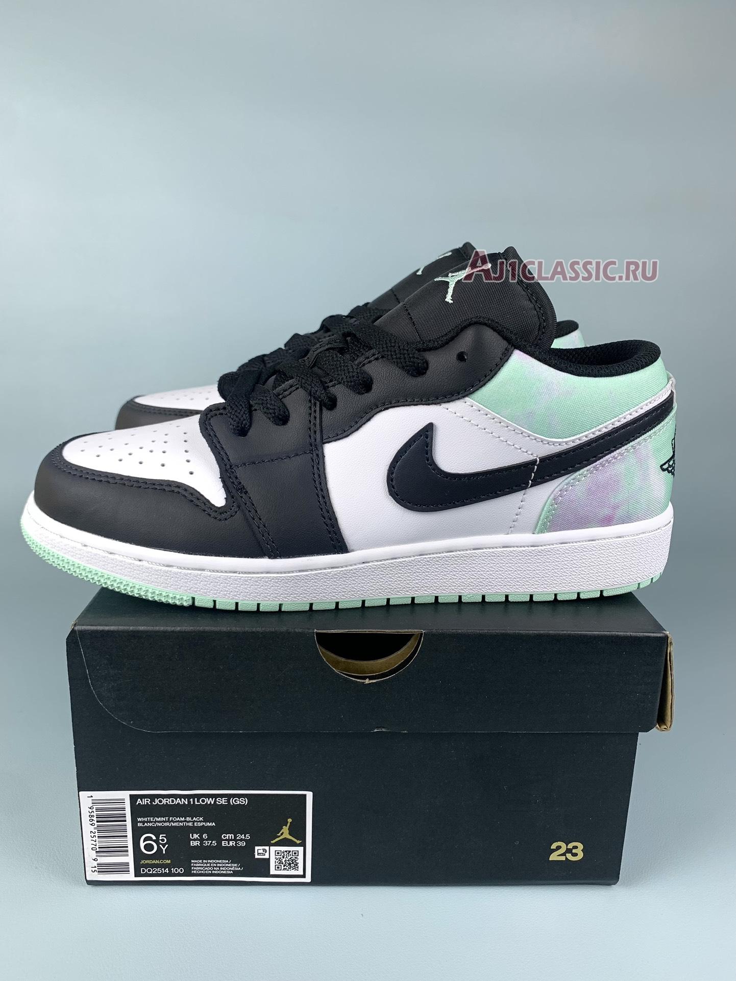 New Air Jordan 1 Low SE GS "Tie Dye" DQ2514-100 Shoes