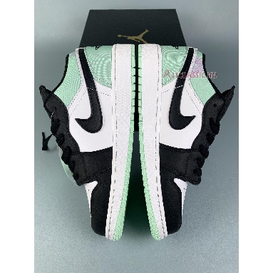 Air Jordan 1 Low SE GS Tie Dye DQ2514-100 White/Mint Foam/Black Sneakers