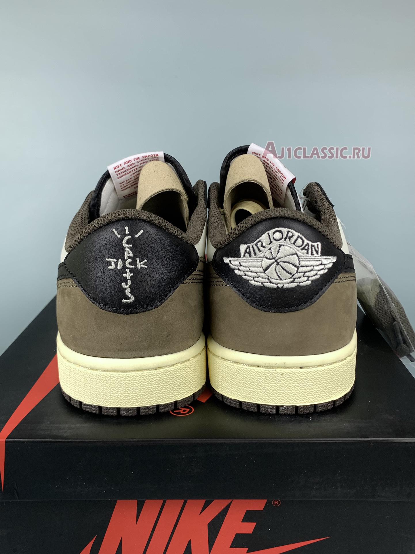 New Travis Scott x Air Jordan 1 Low "Dark Mocha" CQ4277-105-1 Shoes