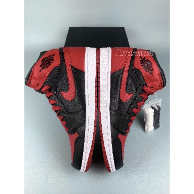 Air Jordan 1 Retro High Banned 2011 432001-001 Black/Varsity Red-White Mens Womens Shoes