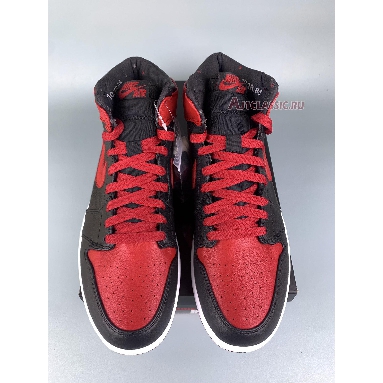 Air Jordan 1 Retro High Banned 2011 432001-001 Black/Varsity Red-White Mens Womens Shoes