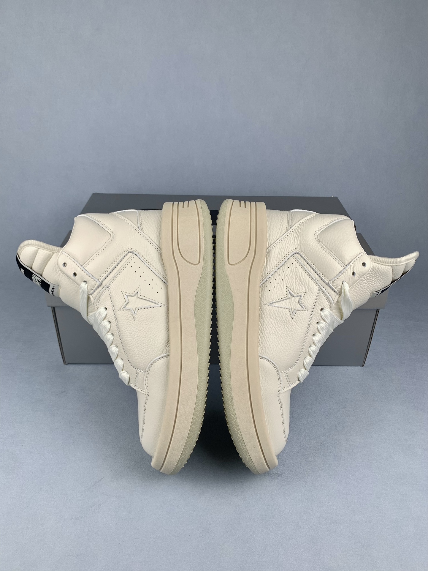 Rick Owens x Converse DRKSHDW TURBOWPN Mid "Egret" 172343C