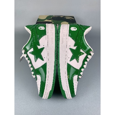 A Bathing Ape Bapesta Green 1H70191001-GRA Green/White Mens Womens Shoes