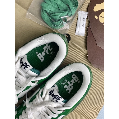 A Bathing Ape Bapesta Green 1H70191001-GRA Green/White Mens Womens Shoes