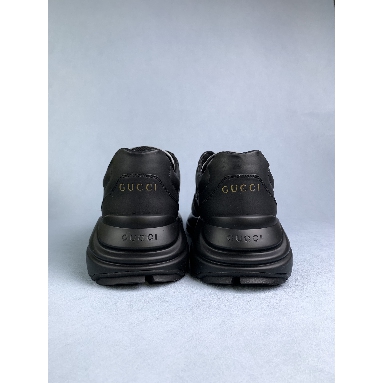 Gucci Rhyton Sneaker Black leather 721751 0G2R0 1000 Black/Black Sneakers