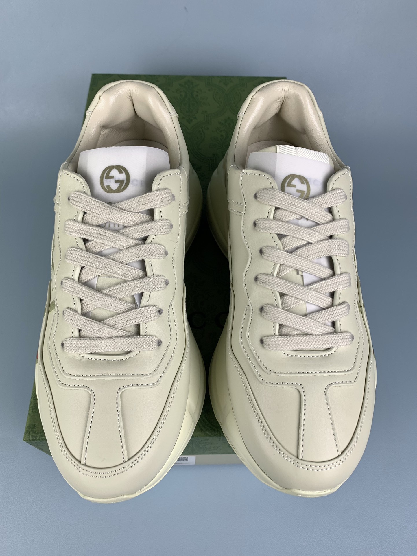 Gucci Rhyton Leather Sneaker "Logo" 528892-DRW00-9522