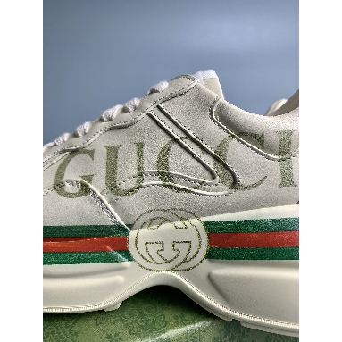 Gucci Rhyton Leather Sneaker Logo 528892-DRW00-9522 Cream/White Sneakers