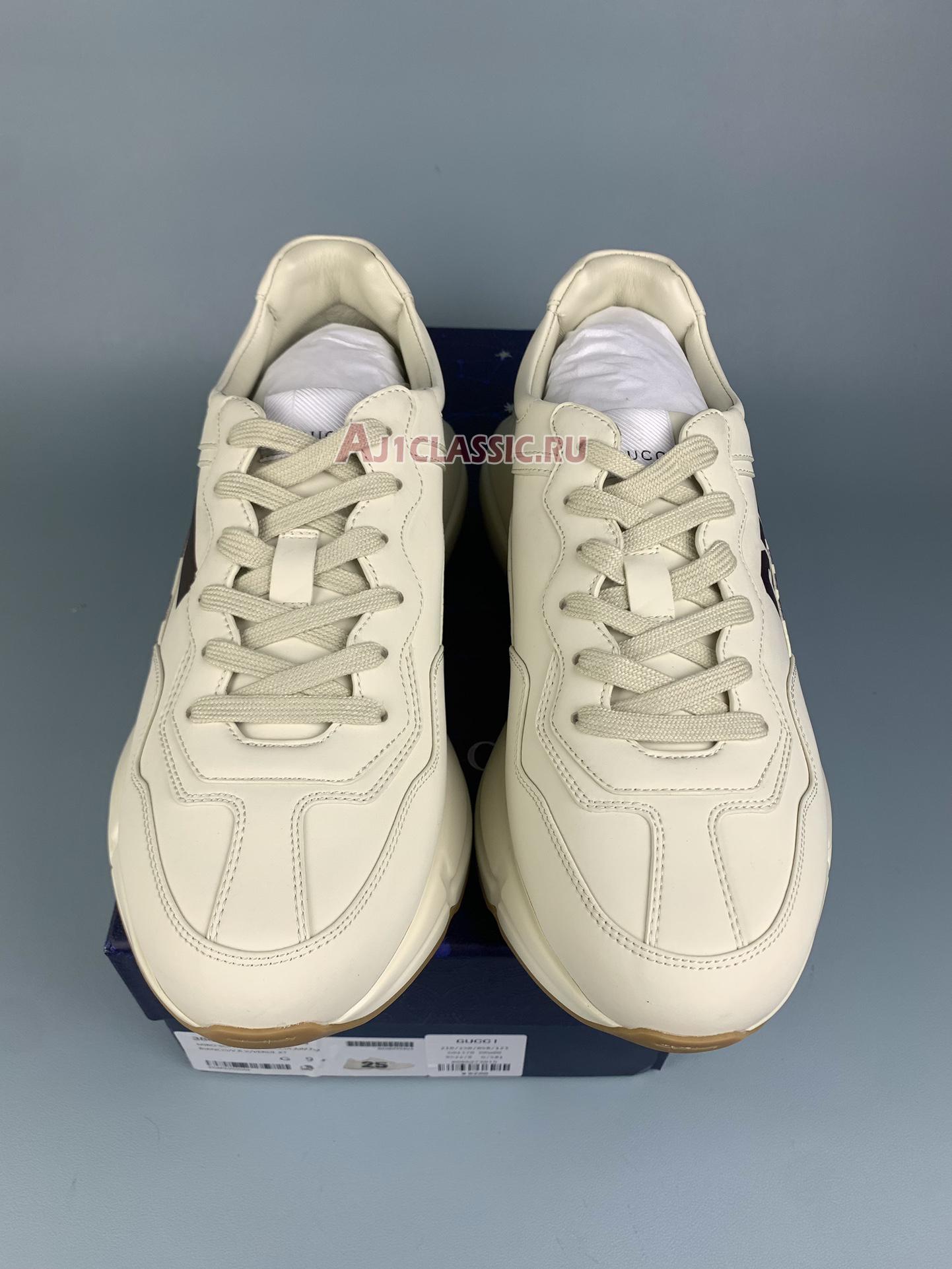 Gucci Rhyton Leather Sneaker "25 - Ivory" 663340 2SH00 9522