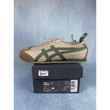 Onitsuka Tiger Mexico 66 Beige Grass Green DL408-1785 Beige/Grass Green Mens Womens Shoes