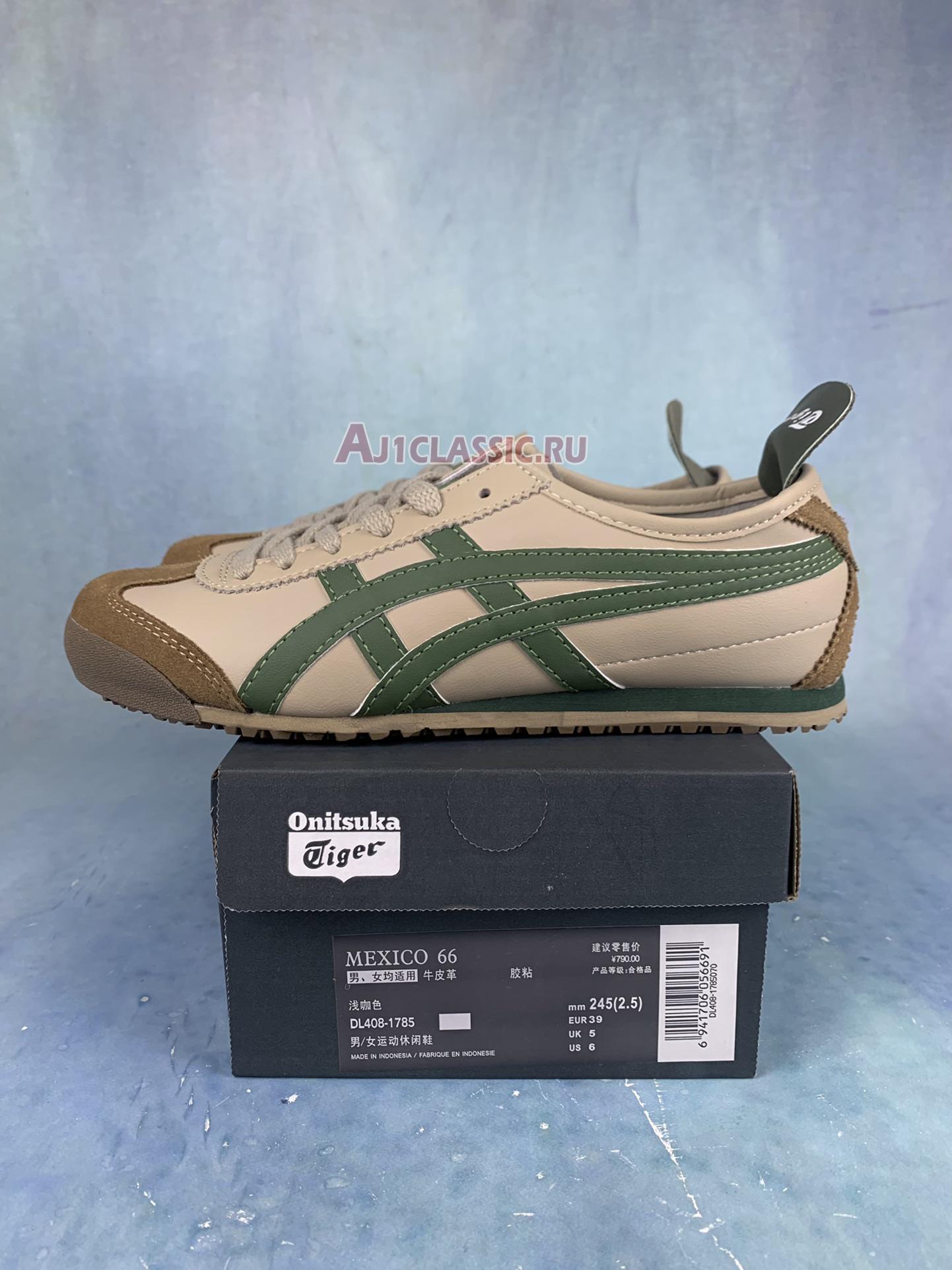 New Onitsuka Tiger Mexico 66 "Beige Grass Green" DL408-1785 Shoes