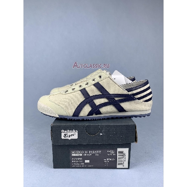 Onitsuka Tiger Mexico 66 Paraty Natural Navy TH342N-0250 Natural/Navy Mens Womens Shoes