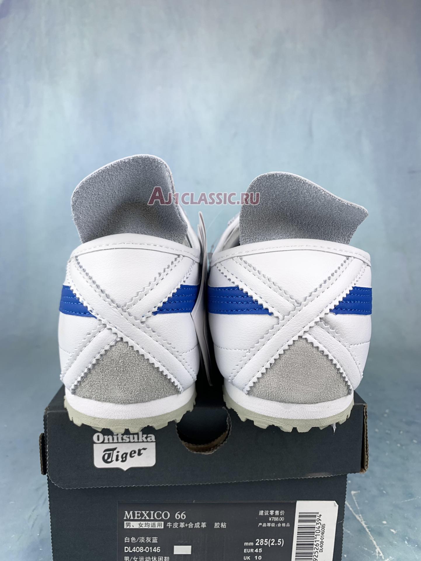 New Onitsuka Tiger Mexico 66 "White Blue" DL408-0146 Shoes