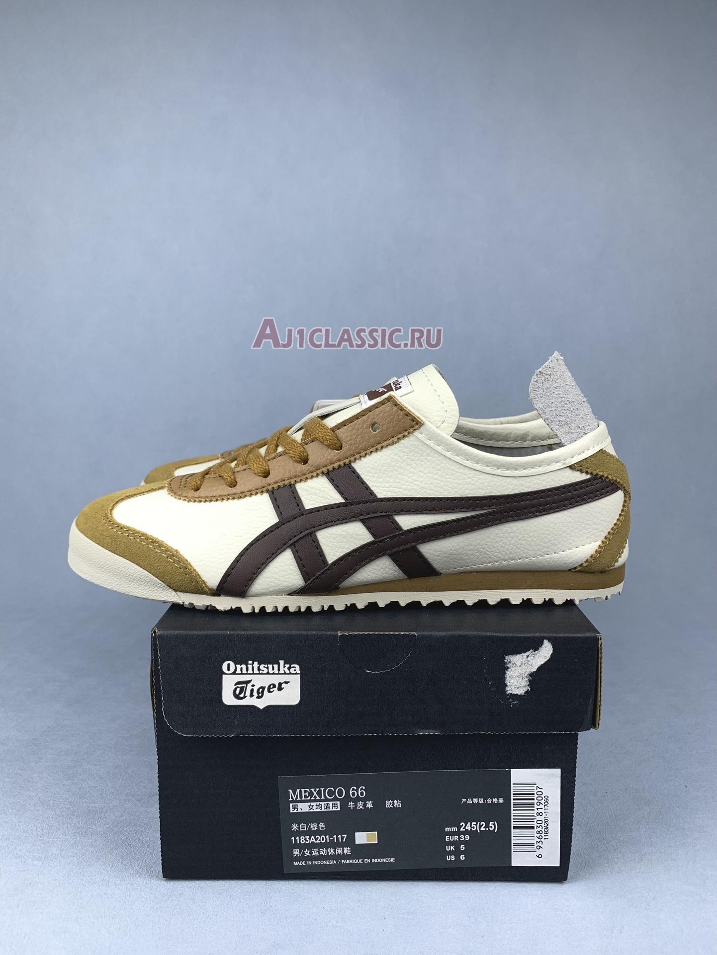 Onitsuka Tiger Mexico 66 "Cream Licorice-Brown" 1183A201-117