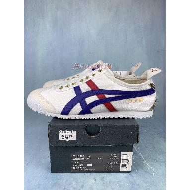 Onitsuka Tiger Mexico 66 Slip-On White Dark-Blue D507L-0152-1 White/Dark-Blue Mens Womens Shoes