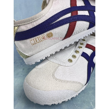 Onitsuka Tiger Mexico 66 Slip-On White Dark-Blue D507L-0152-1 White/Dark-Blue Mens Womens Shoes