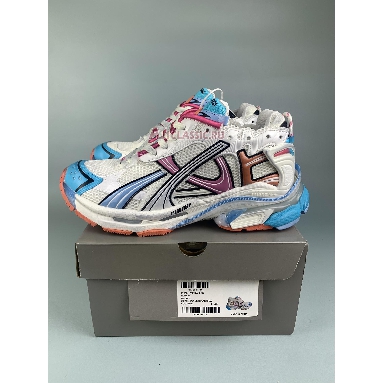 Balenciaga Runner Sneaker White Blue Pink Orange 772767 W3RMU 9458 White/Blue/Pink/Orange Sneakers