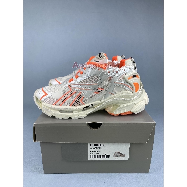 Balenciaga Runner Sneaker White Fluo Orange 677402 W3RBM 9770 White/Fluo Orange Sneakers