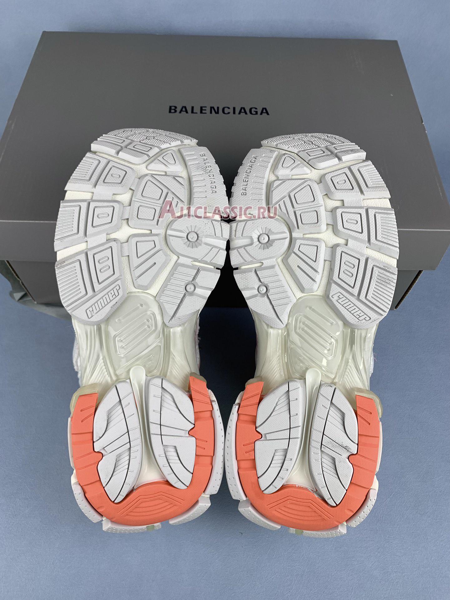 Balenciaga Runner Sneaker "White Fluo Orange" 677402 W3RBM 9770