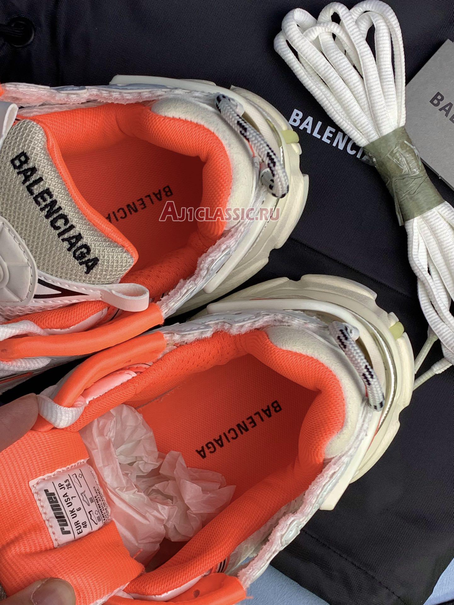 Balenciaga Runner Sneaker "White Fluo Orange" 677402 W3RBM 9770