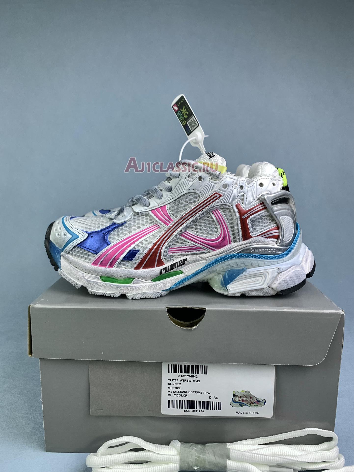 New Balenciaga Runner Sneaker "Multicolor" 772774 W3RBW 9645 Shoes