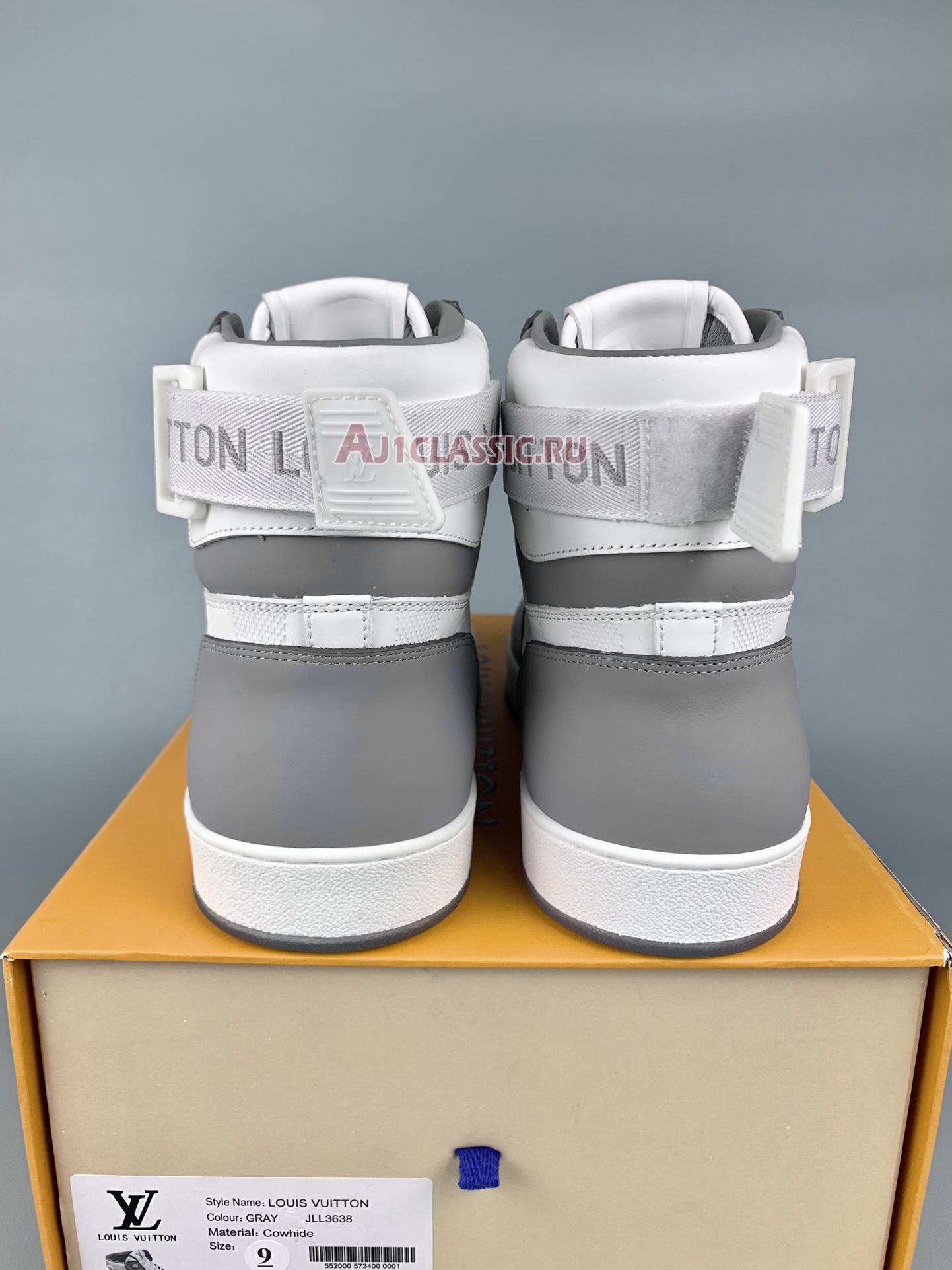 Louis Vuitton Rivoli Sneaker Boot "Grey White" 1A9ZER-1