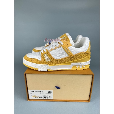 Louis Vuitton LV Trainer Sneaker Yellow Monogram Denim White 1A9JHF Yellow/White Sneakers