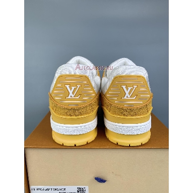 Louis Vuitton LV Trainer Sneaker Yellow Monogram Denim White 1A9JHF Yellow/White Sneakers