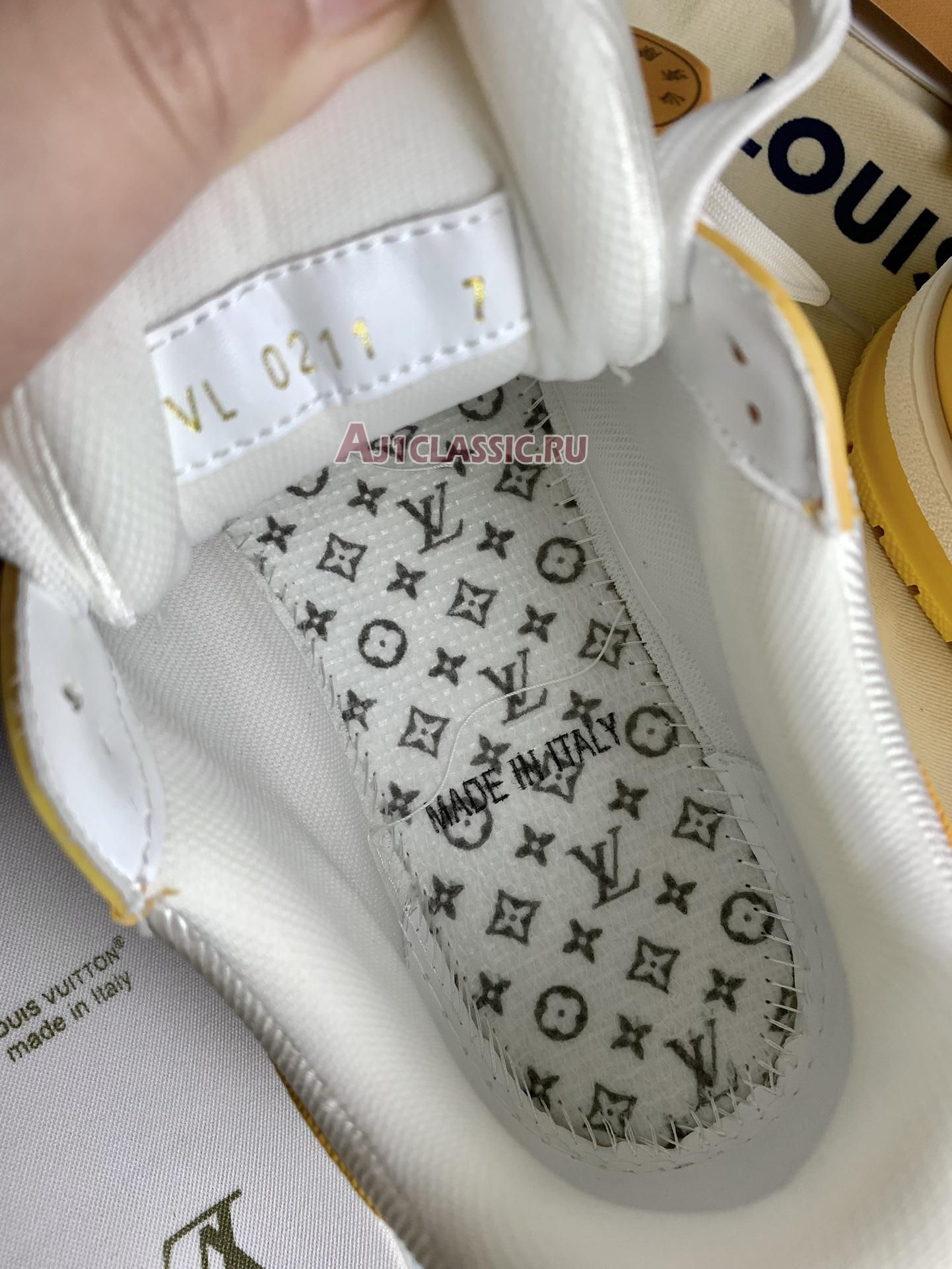 Louis Vuitton LV Trainer Sneaker "Yellow Monogram Denim White" 1A9JHF