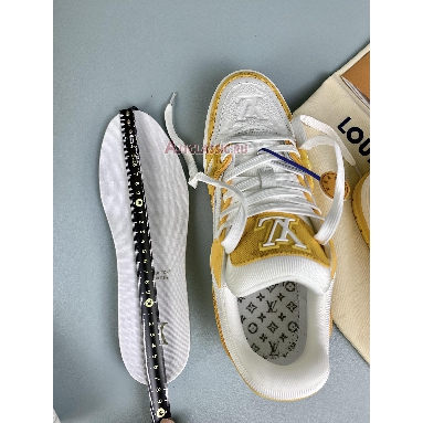 Louis Vuitton LV Trainer Sneaker Yellow Monogram Denim White 1A9JHF Yellow/White Sneakers