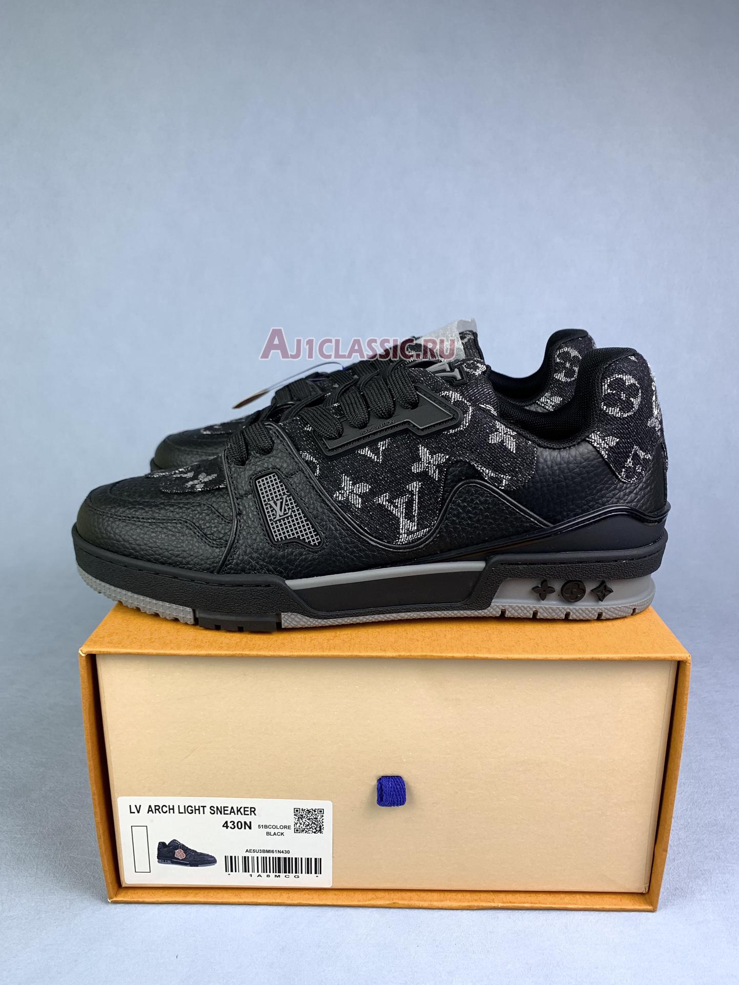 Louis Vuitton LV Trainer Sneaker "Nigo Black Denim" 1A9IPX