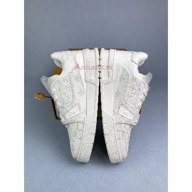 Louis Vuitton LV Trainer Sneaker White Grey Signature 1A8WAY-1 White/Grey Sneakers