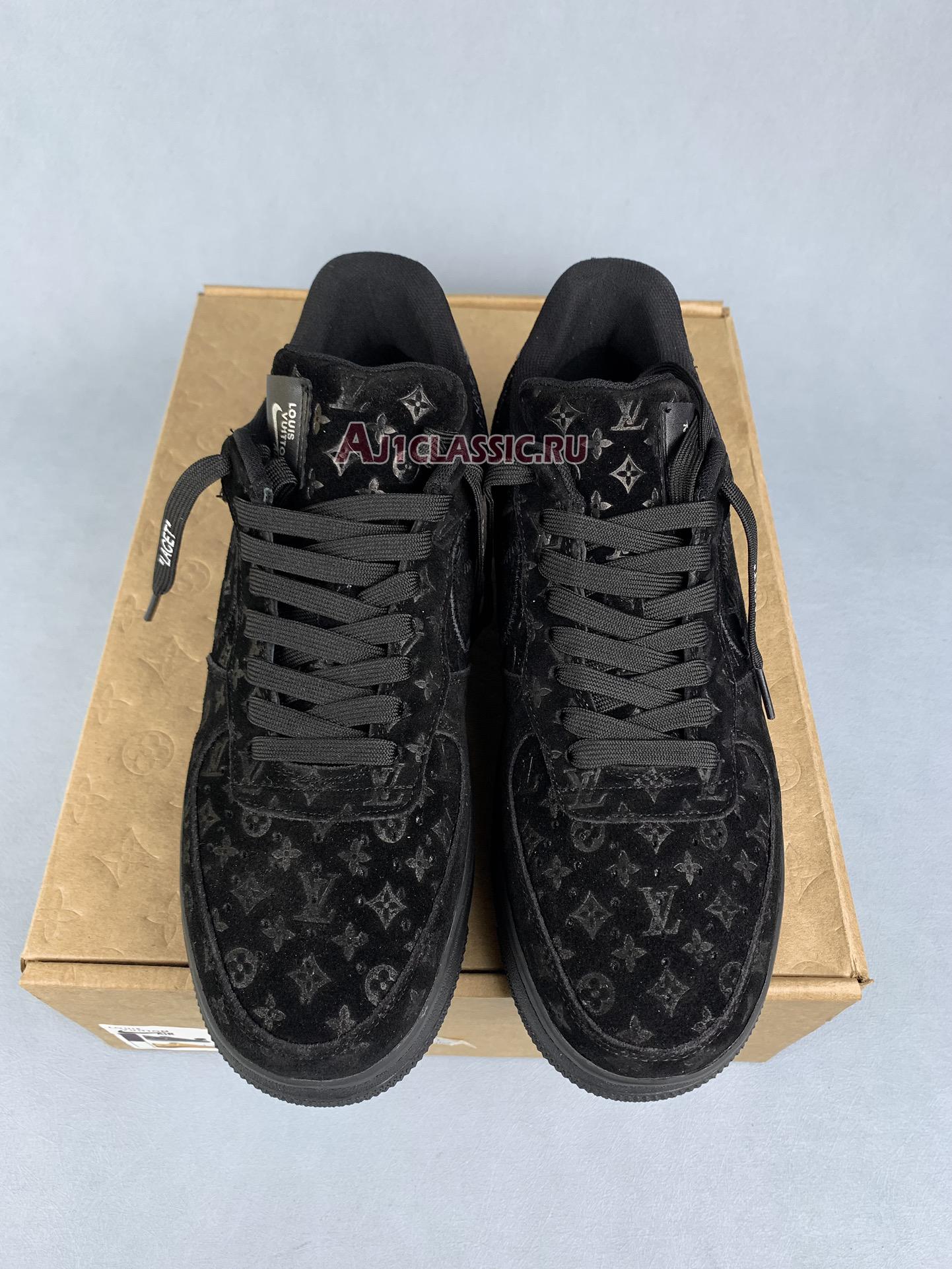 Louis Vuitton x Air Force 1 Low x Virgil Abloh "Black" 1A9VD6