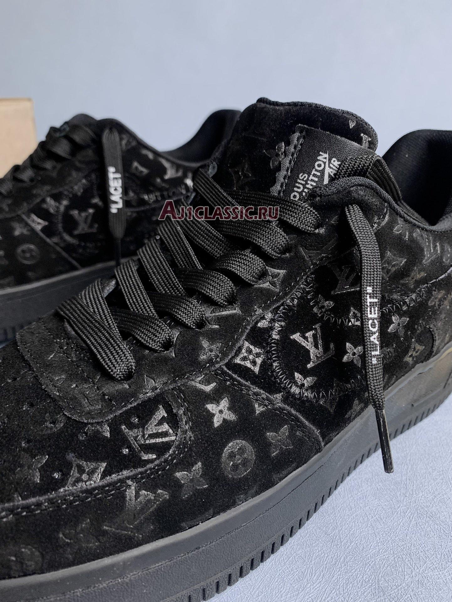 Louis Vuitton x Air Force 1 Low x Virgil Abloh "Black" 1A9VD6