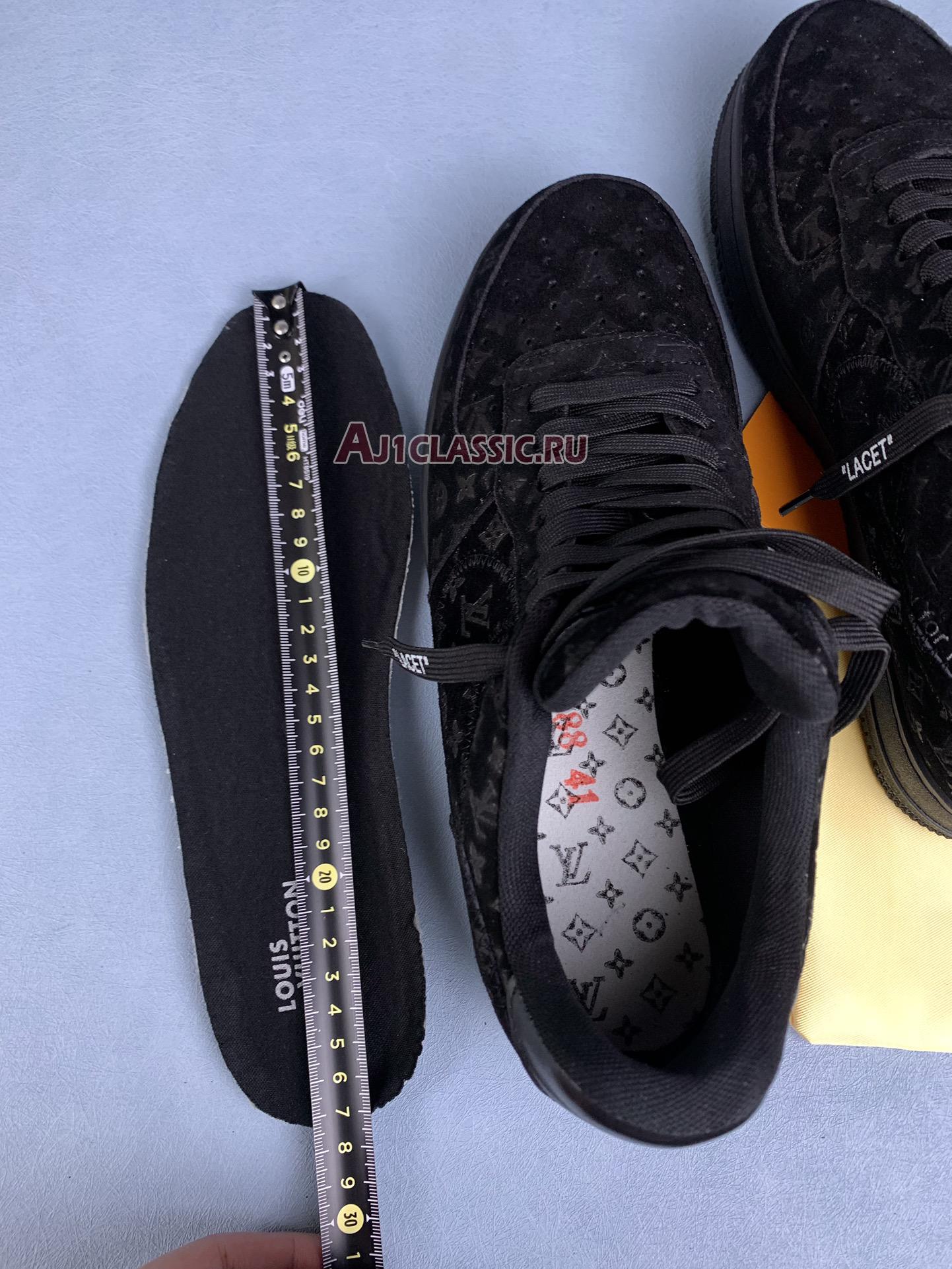 Louis Vuitton x Air Force 1 Low x Virgil Abloh "Black" 1A9VD6