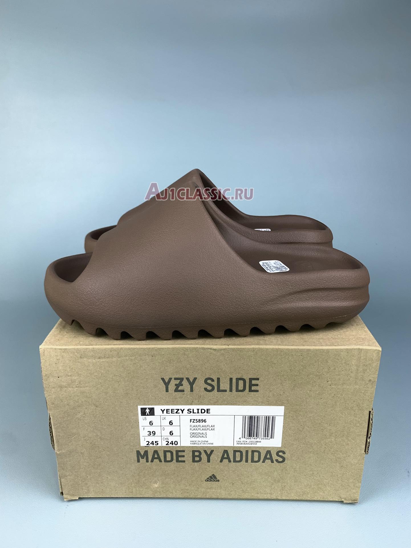 New Adidas Yeezy Slide "Flax" FZ5896 Shoes