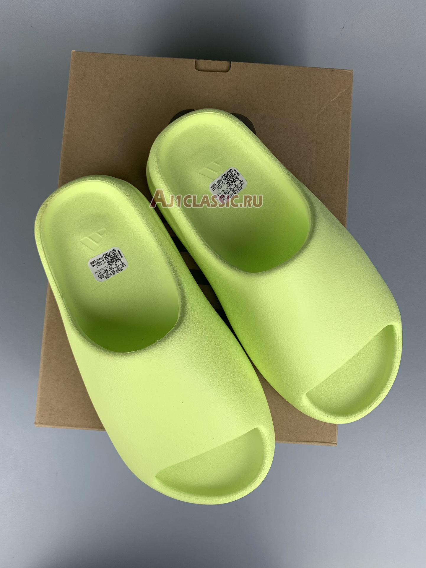 New Adidas Yeezy Slide "Glow Green" HQ6447 Shoes