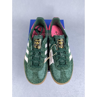 Adidas Gazelle Indoor Collegiate Green Pink IG5929 Collegiate Green/Footwear White/Lucid Pink Mens Womens Shoes