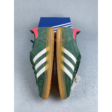 Adidas Gazelle Indoor Collegiate Green Pink IG5929 Collegiate Green/Footwear White/Lucid Pink Mens Womens Shoes