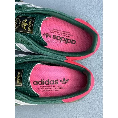 Adidas Gazelle Indoor Collegiate Green Pink IG5929 Collegiate Green/Footwear White/Lucid Pink Mens Womens Shoes