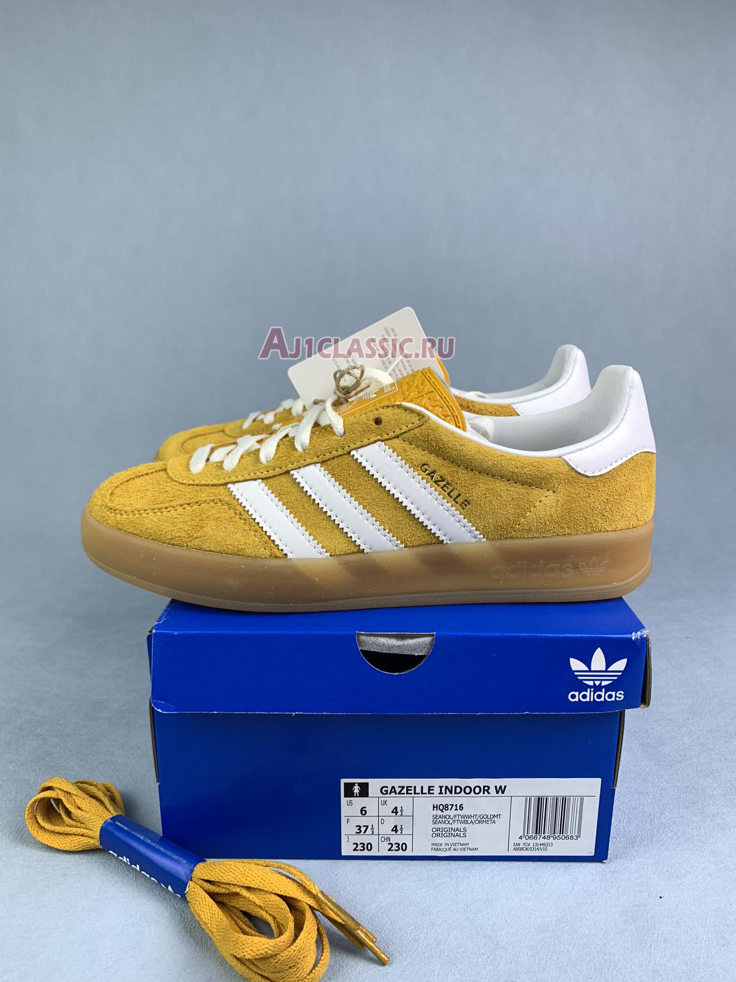 New Adidas Gazelle Indoor "Orange Peel Gum" HQ8716 Shoes