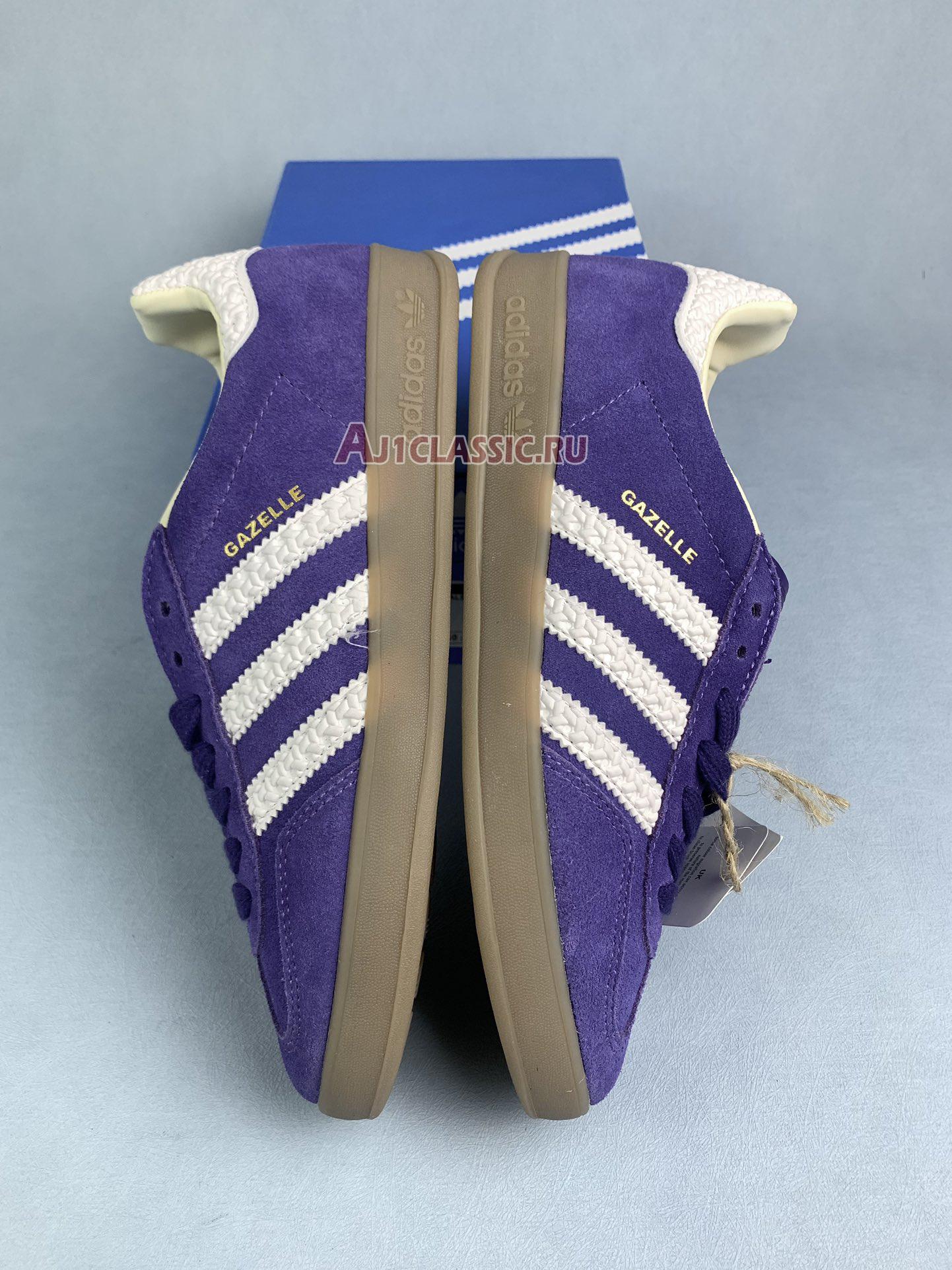 New Adidas Gazelle Indoor "Purple Core White" IF1806 Shoes