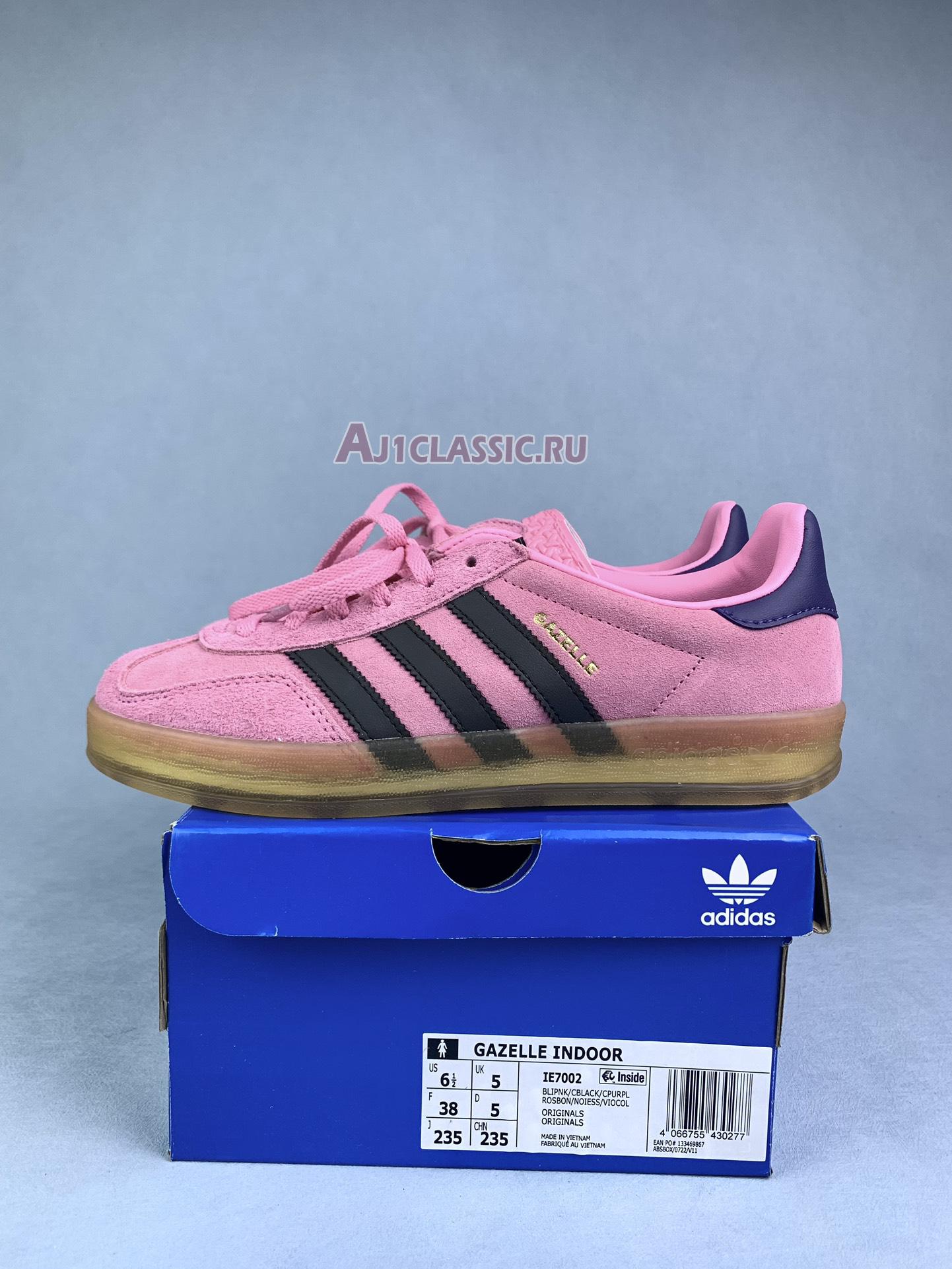 New Adidas Gazelle Indoor "Bliss Pink Purple" IE7002 Shoes