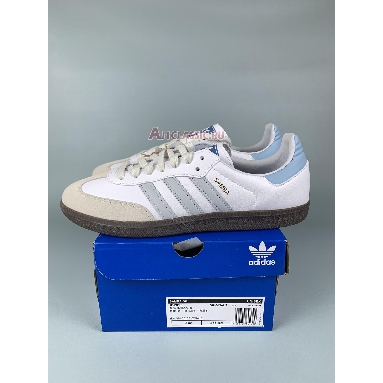 Adidas Samba OG White Halo Blue ID2055 Core White/Halo Blue/Gum 5 Sneakers