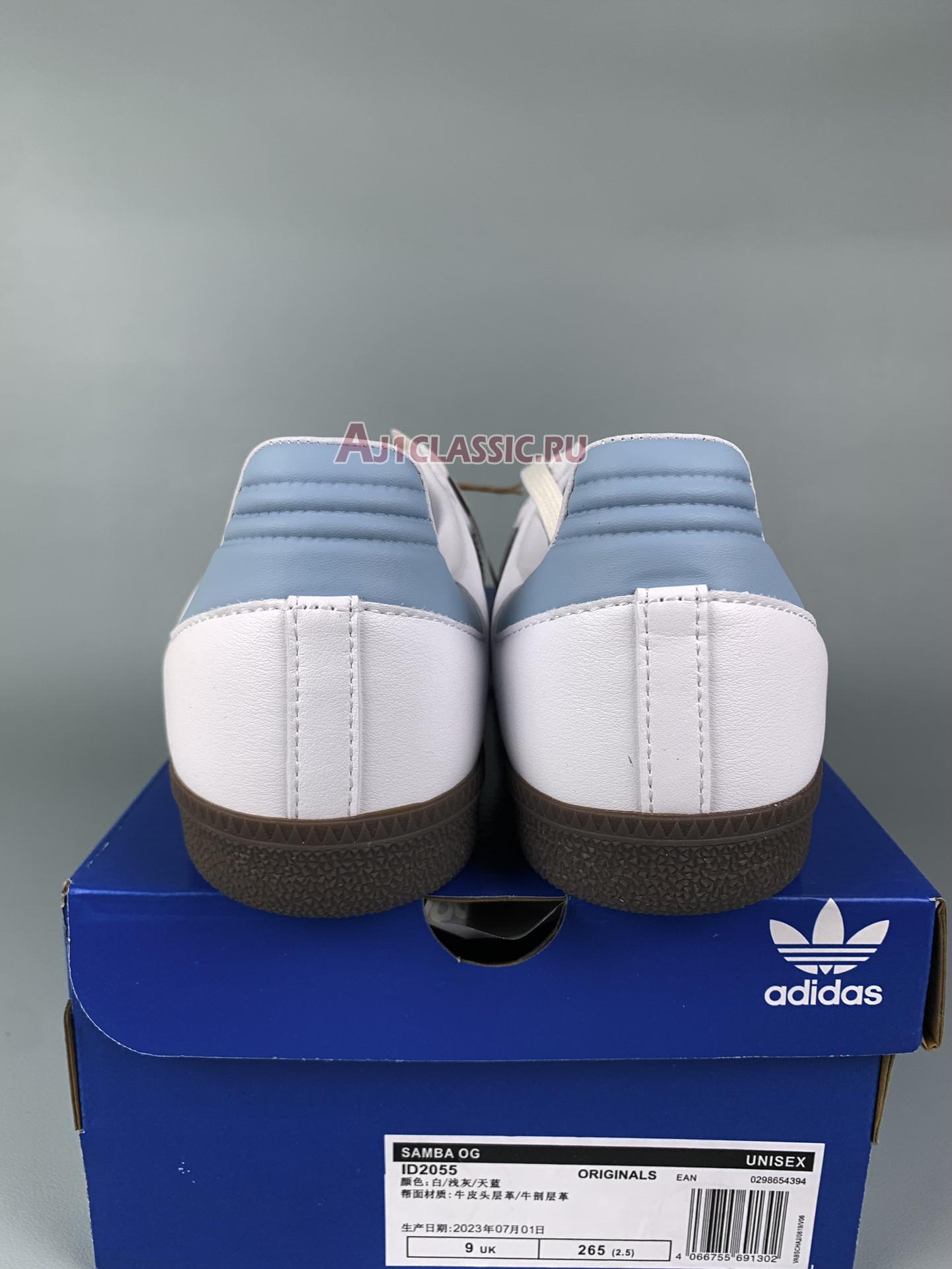 Adidas Samba OG "White Halo Blue" ID2055