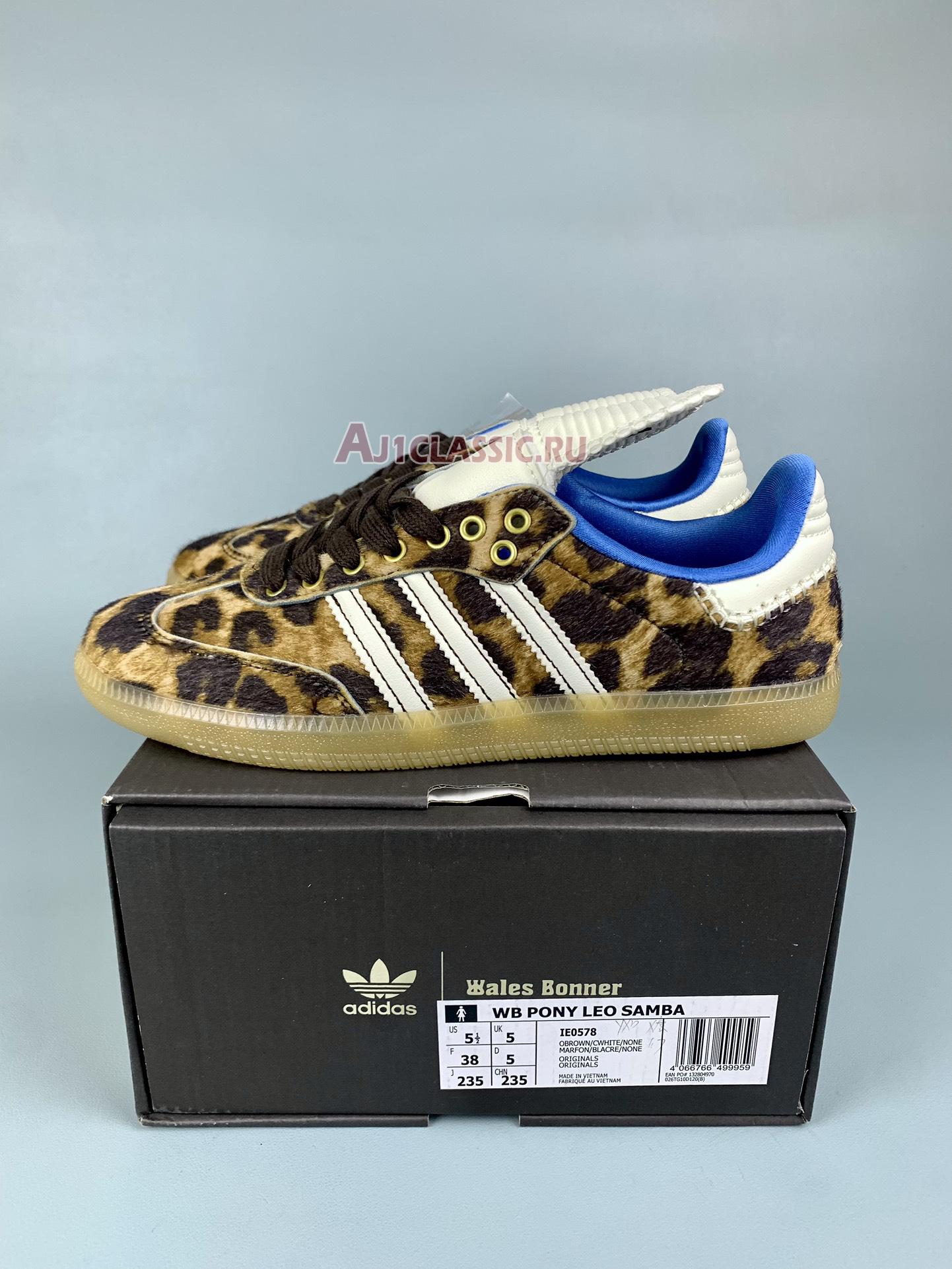 New Adidas Samba Pony "Wales Bonner Leopard" IE0578 Shoes