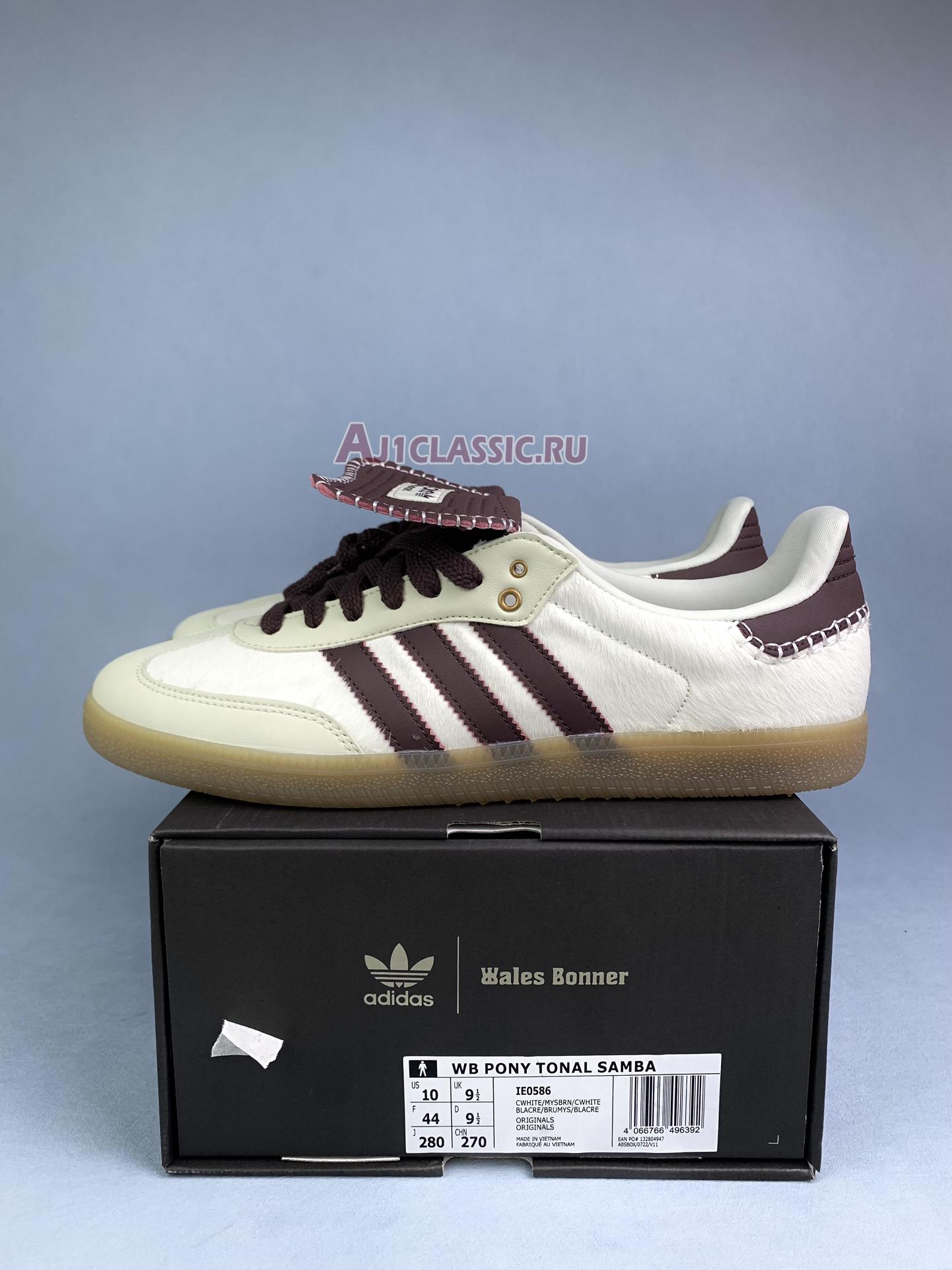 New Adidas Samba Pony Tonal "Wales Bonner Cream White" IE0586 Shoes