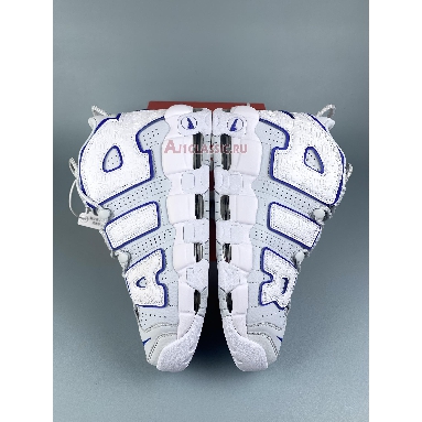 Nike Air More Uptempo Embossed White Royal Blue FD0669-100 White/Pure Platinum/Racer Blue Mens Womens Shoes