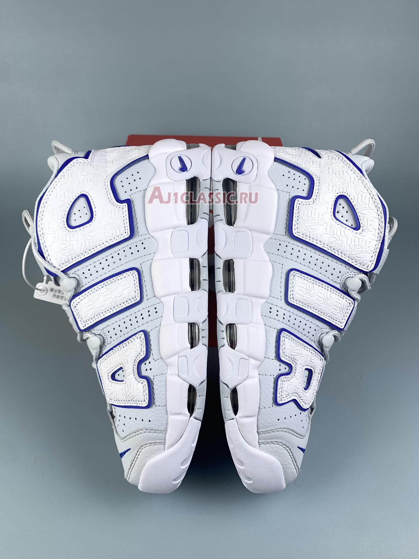 New Nike Air More Uptempo "Embossed White Royal Blue" FD0669-100 Shoes