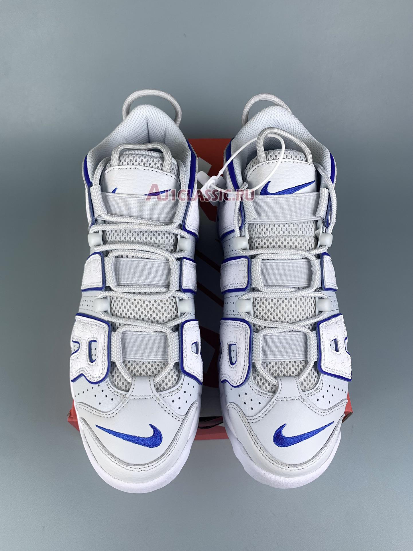 New Nike Air More Uptempo "Embossed White Royal Blue" FD0669-100 Shoes