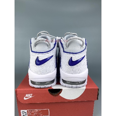 Nike Air More Uptempo Embossed White Royal Blue FD0669-100 White/Pure Platinum/Racer Blue Mens Womens Shoes